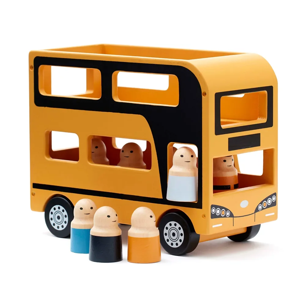 Kids Concept speelgoed dubbeldekker bus hout
