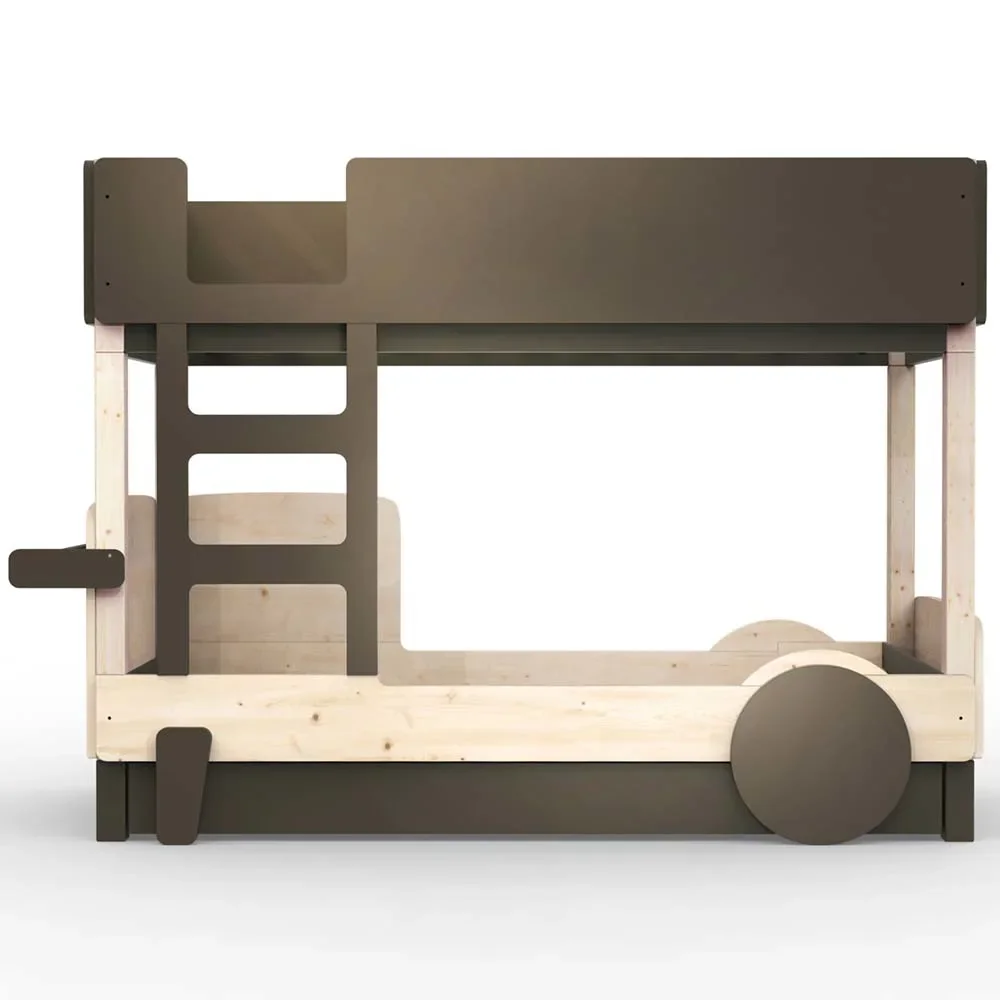 Mathy by Bols stapelbed "Discovery" met bedlade, Kleurelementen: artisjok