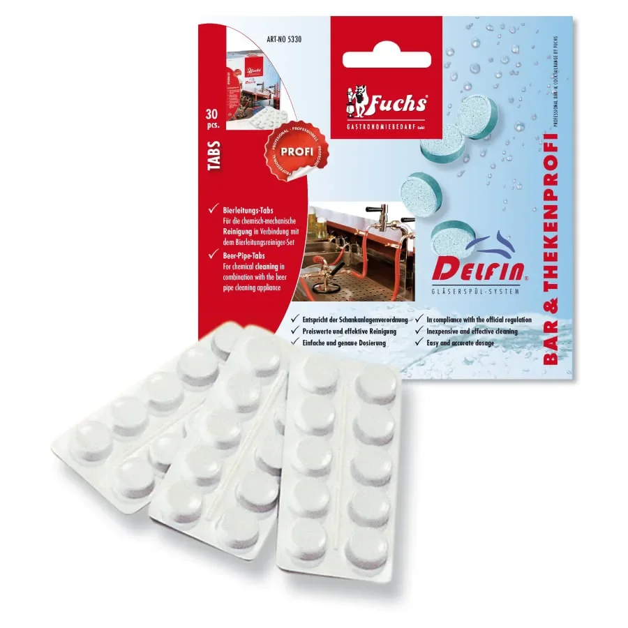 Wasmiddel, Reinigingstabletten - 30 stuks