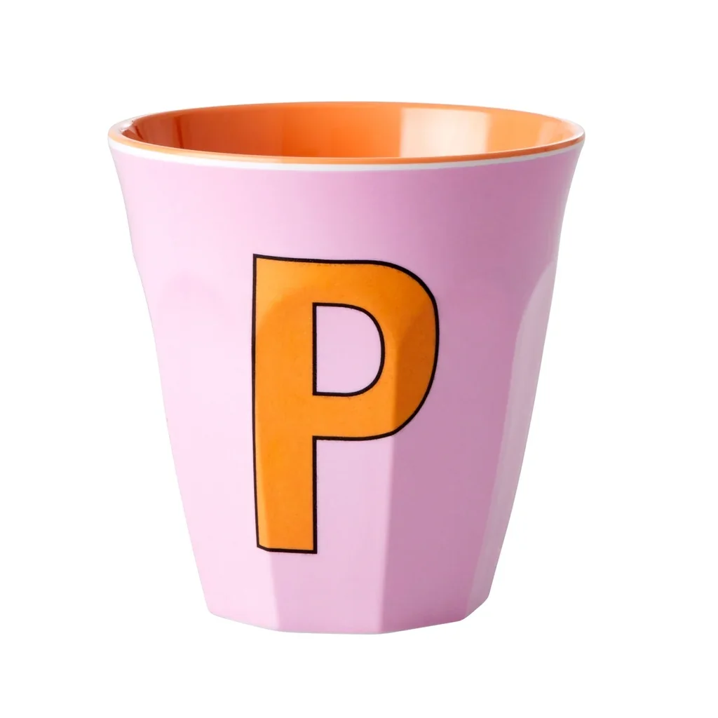 RICE Beker - P, 250 ml, melamine, kleur: roze
