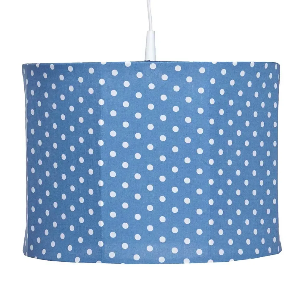 Bink hanglamp stippen jeans blauw