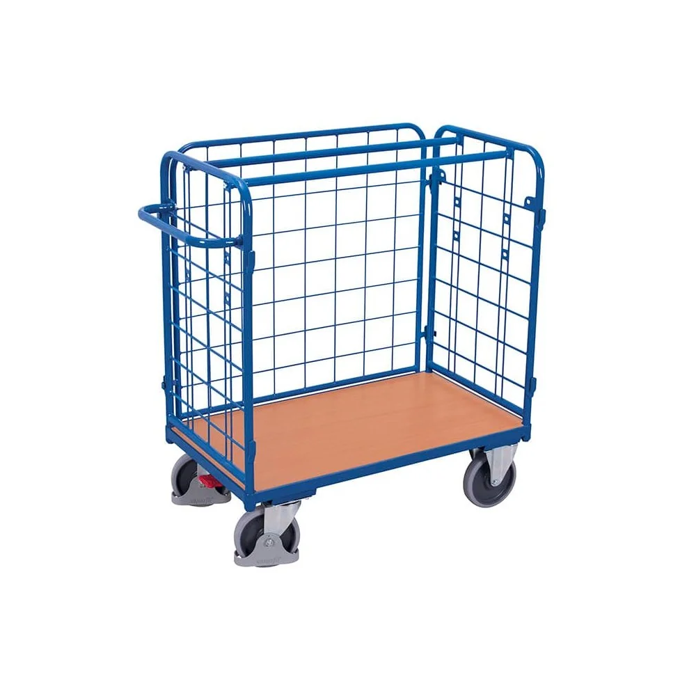 Pakketwagen, Dreiwandwagen, 500 kg Laadvermogen, Laag model met EasySTOP