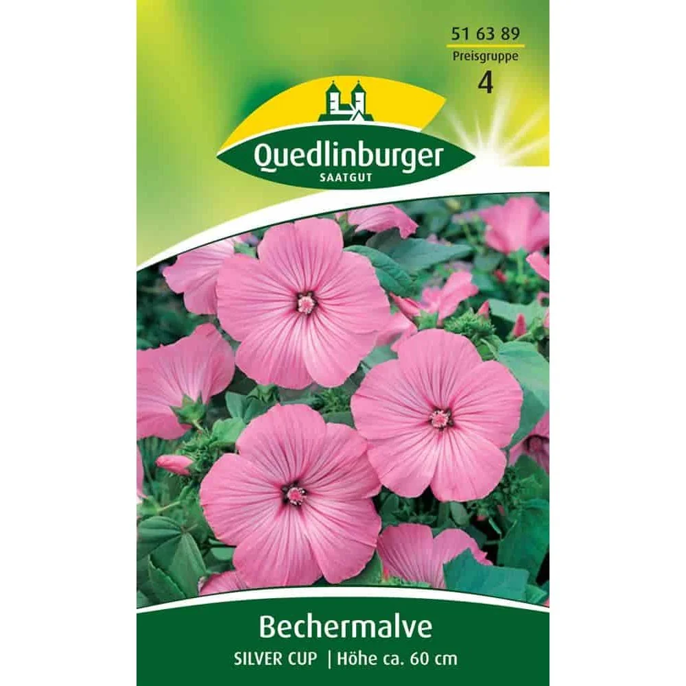 Bechermalve Silver Cup: Koop Zomerbloemzaden voor een Roze Tuin