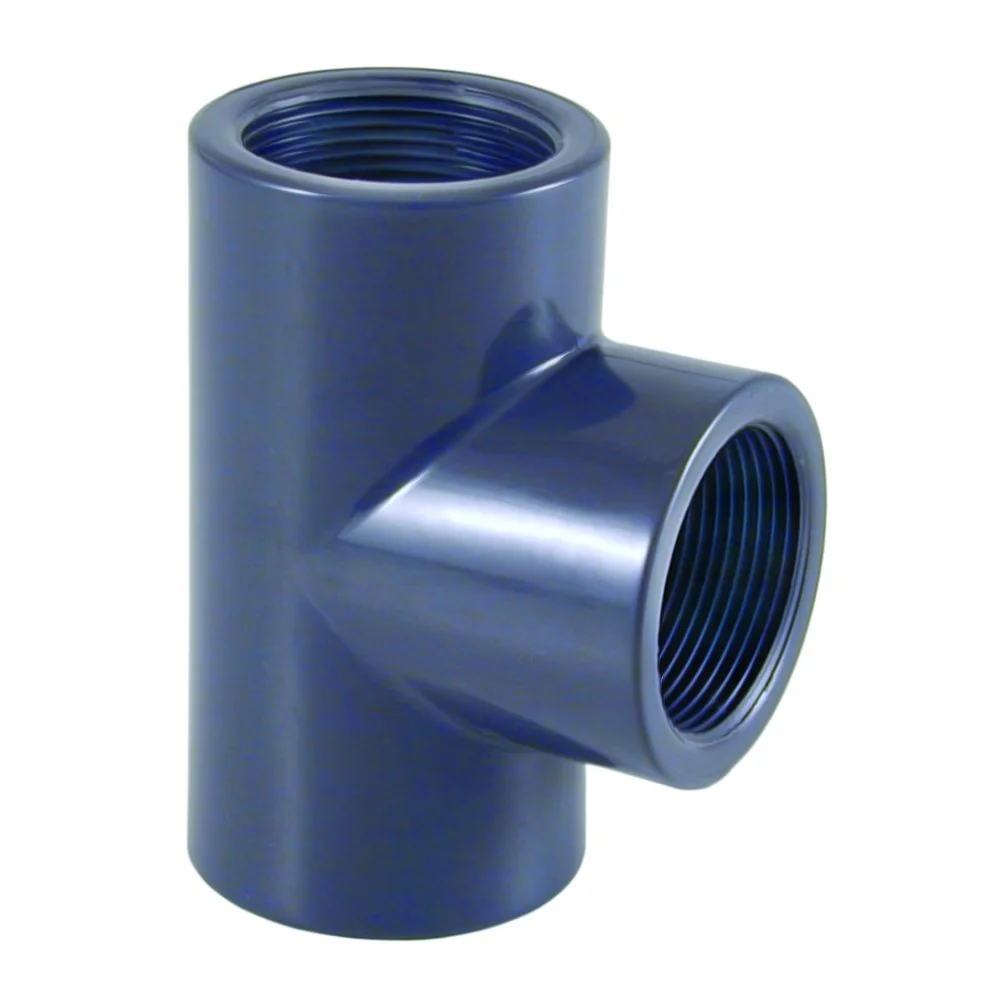 PVC-U T-stuk met binnendraad 1 1/4", PN10