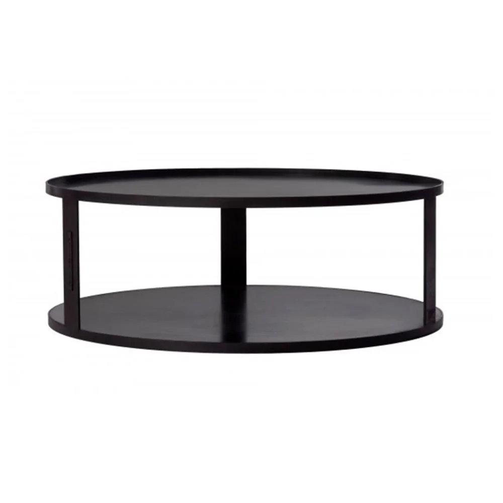 Vuurschaal Basis met Houtopslag - 82cm - Natuurstaal