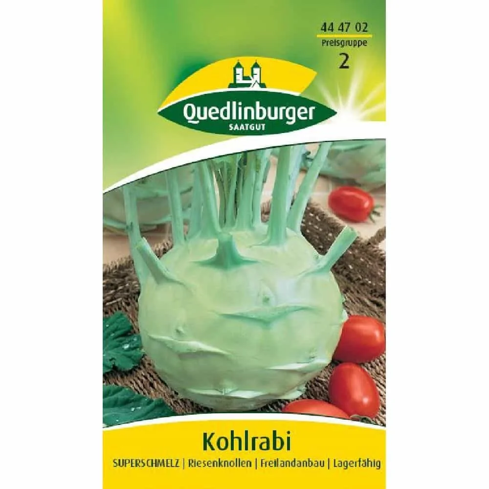 Koolrabi Superschmelz Zaden - Reuzen Koolrabi voor Buiten