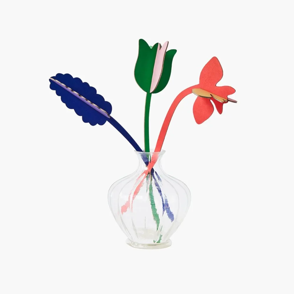 studio ROOF 3D lente bloemen karton