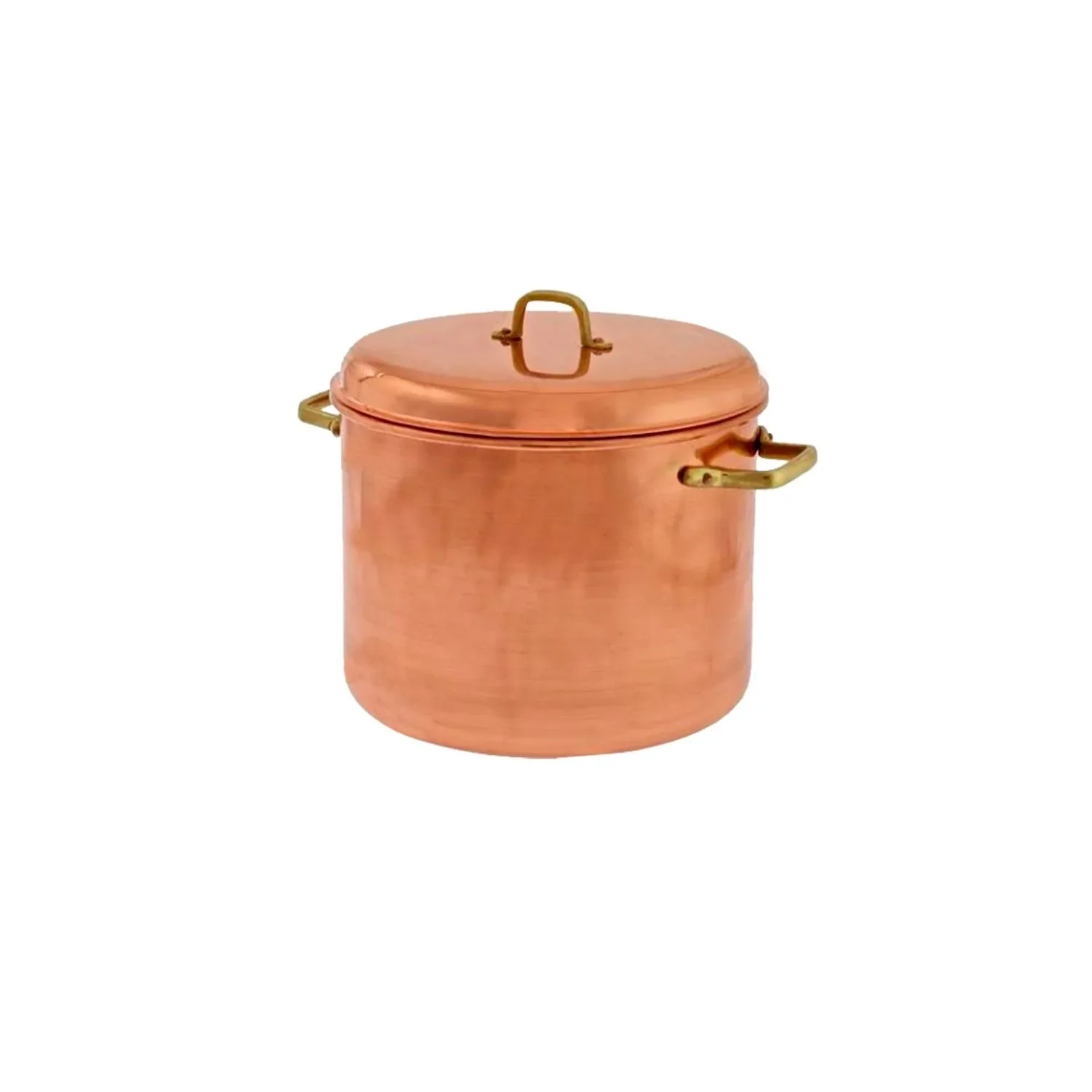 Koperen potten met handvatten 24 cm