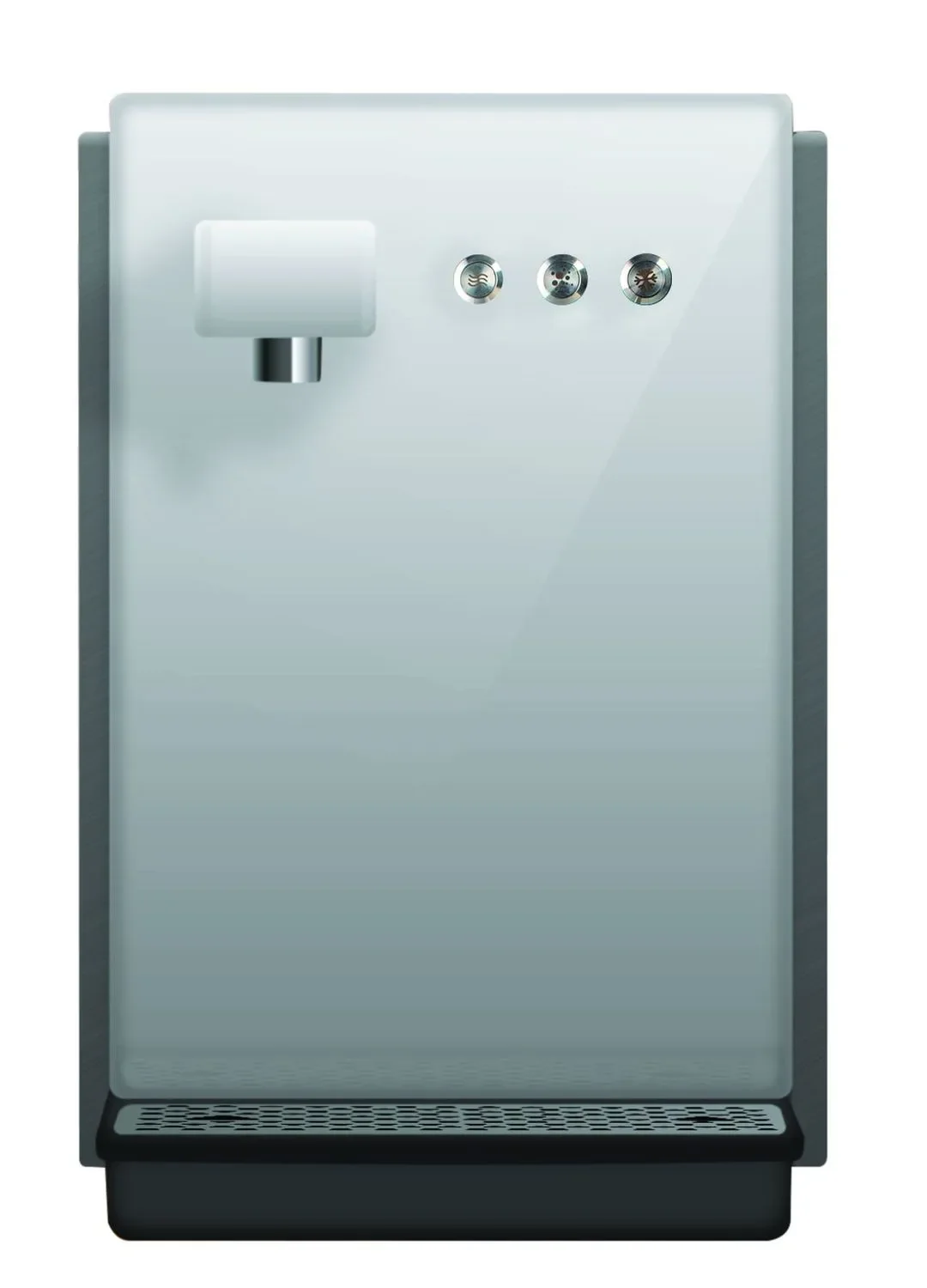 Waterdispenser, bruiswater machine, sodamaker, carbonator - TWIST 120, op tafel, Kleur: wit