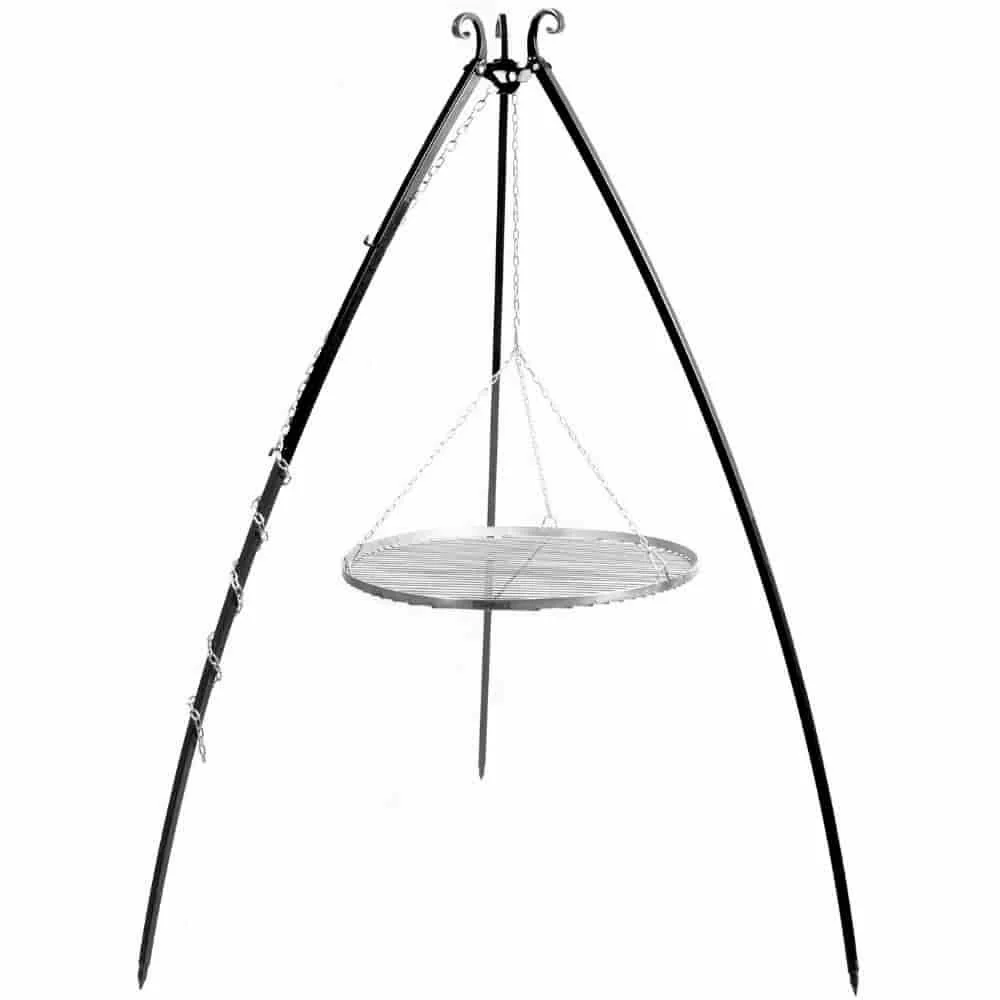 Schwenkgrill Set met RVS Rooster - 80 cm