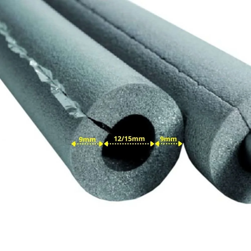 Isolatiebuis 28mm, zelfklevende isolatie, 2m, 13mm dik, leiding isolatie zelfklevend