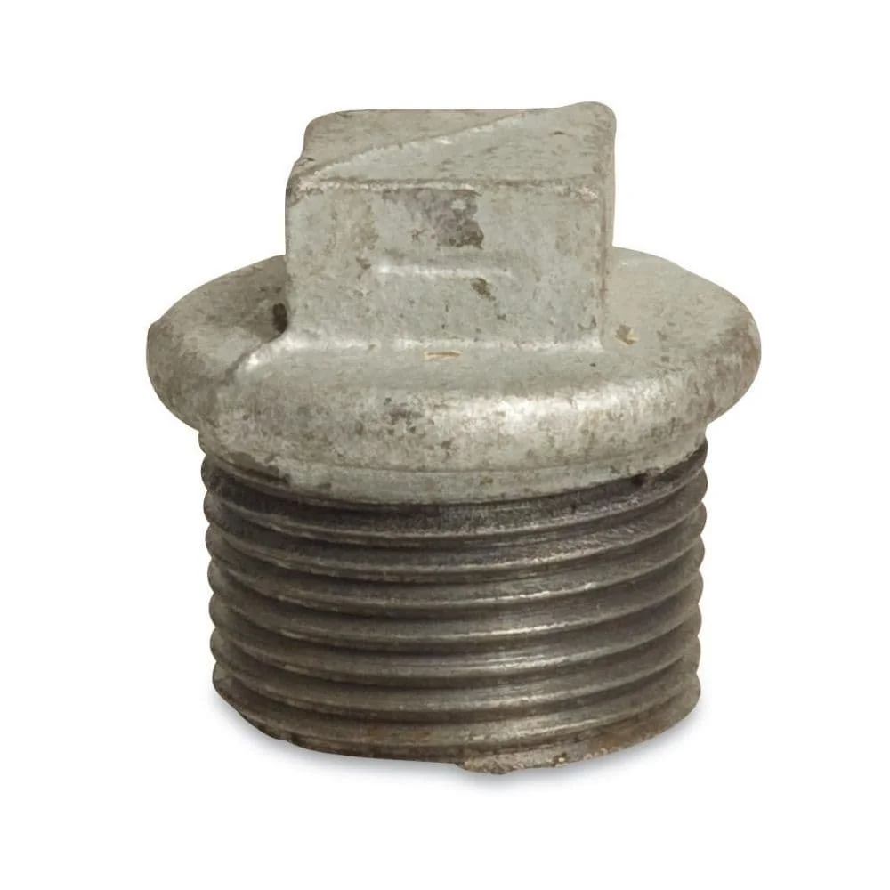 Gegalvaniseerde Stop 1/2 inch - Tempergietfitting voor Draadfittingen