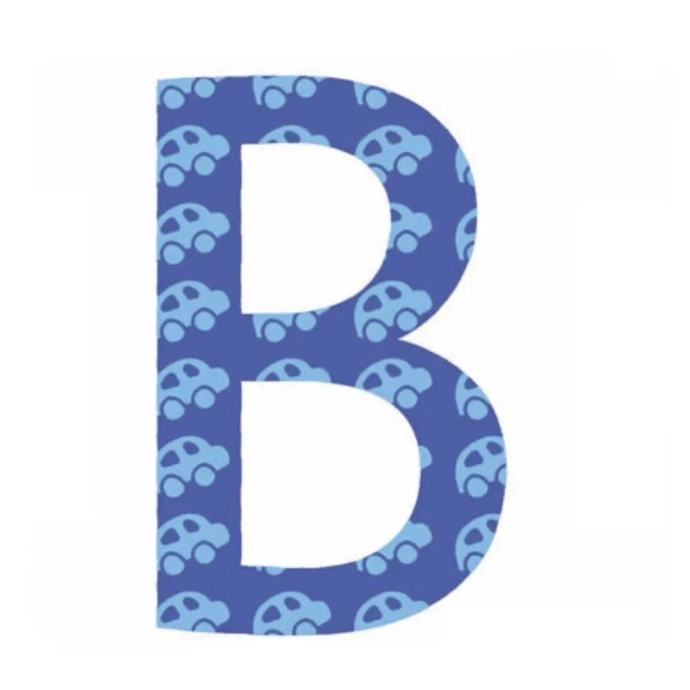 Lilipinso stickers blauwe letter b