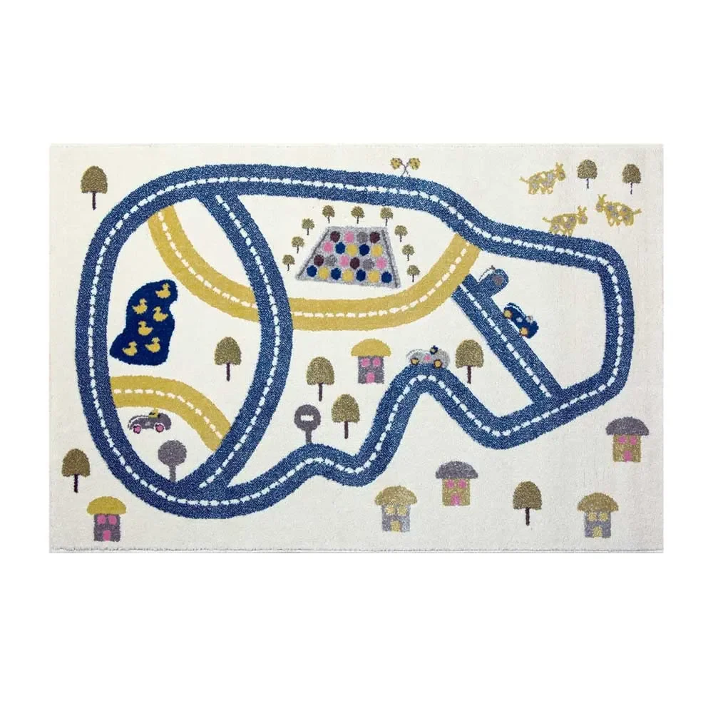 Art for Kids kindertapijt racebaan 80 x 150