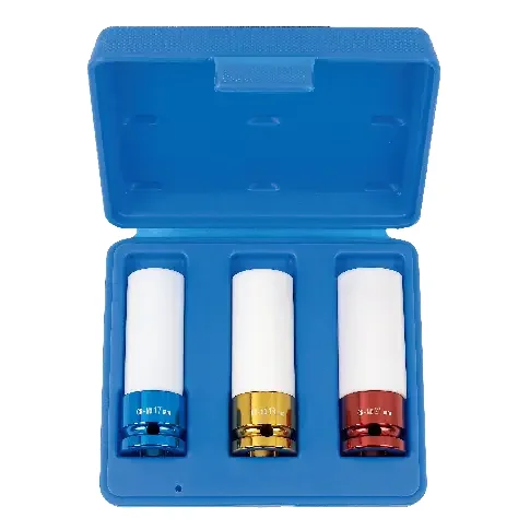 Slagschroef Dopsleutel Set 1/2 Inch Cr-Mo 17-19-21 mm