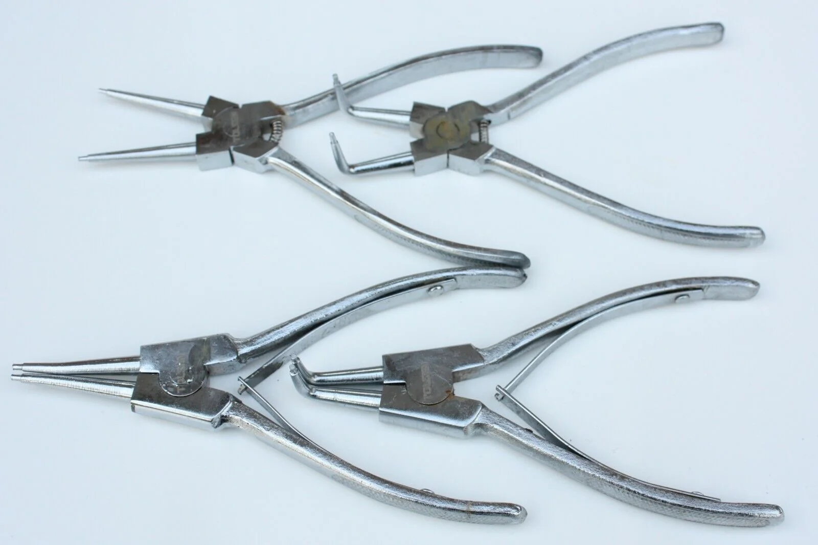 Seegeringtang Set, 4-delig, met Tas, Borgveertang