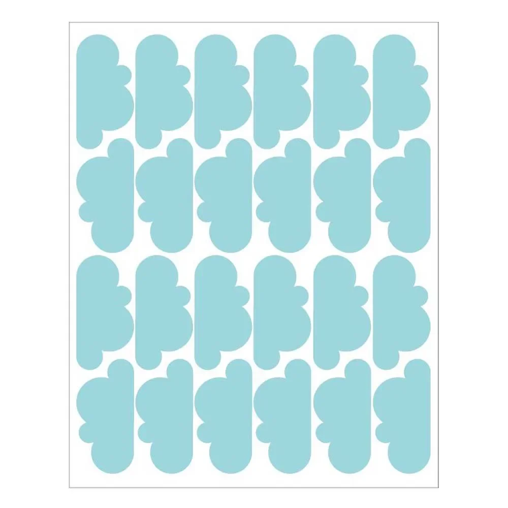 tresxics muursticker wolken blauw