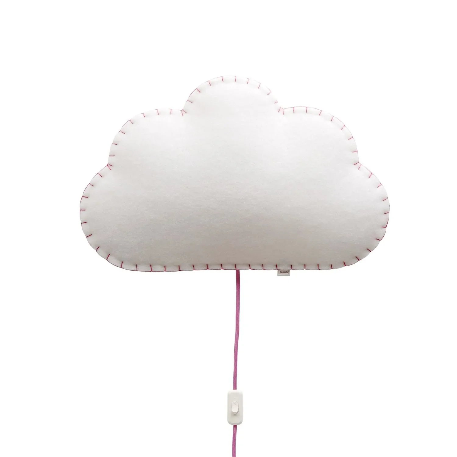 Buokids Zachte lamp Nachtlamp/Wandlamp Wolk, Versie: wandlamp; Kleur van de naad: 