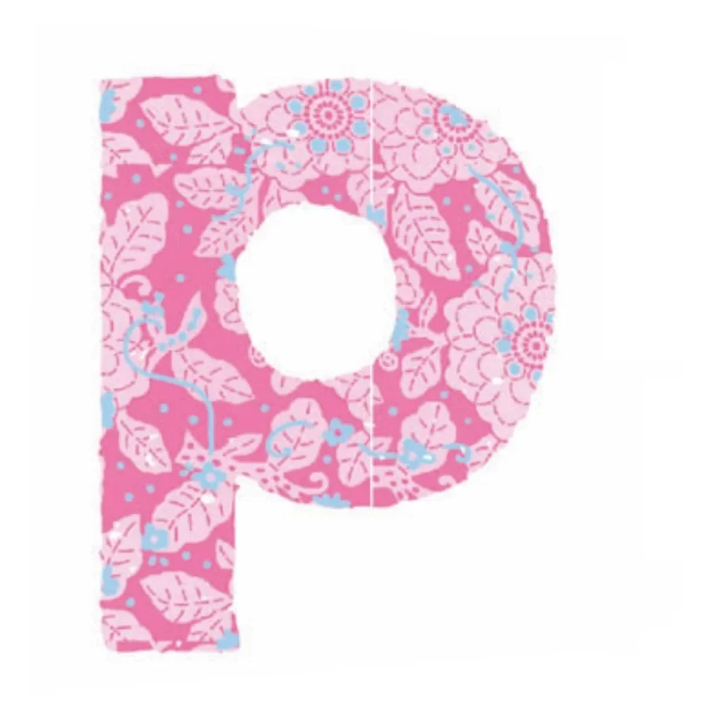 Lilipinso sticker roze letter p