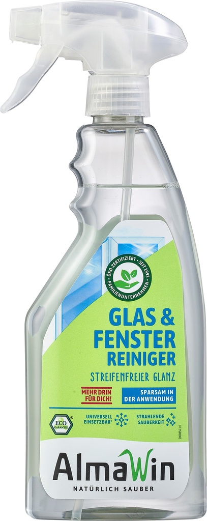 Glasreiniger 500 ml, ramen reinigen, glazenwasser, ruiten reinigen, ecologische glasreiniger
