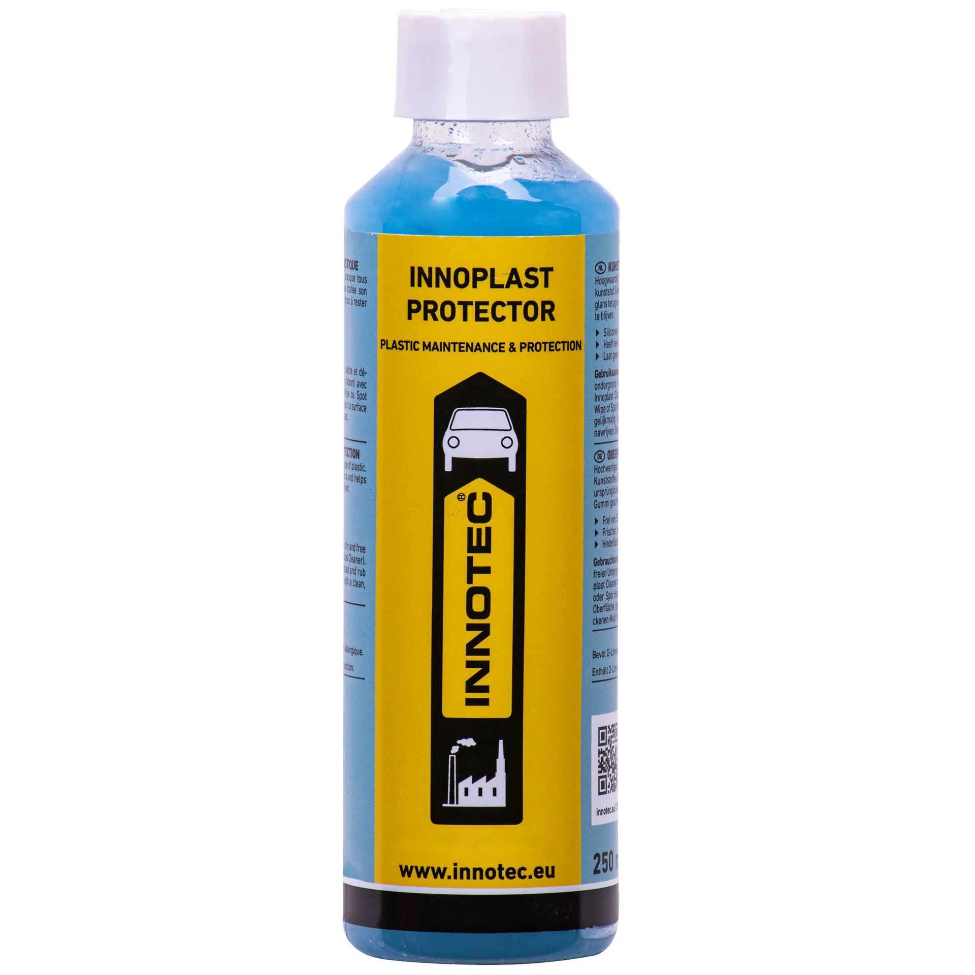 Kunststof onderhoud, Innoplast Protector 250 ml, kunststof bescherming, kunststof reiniger