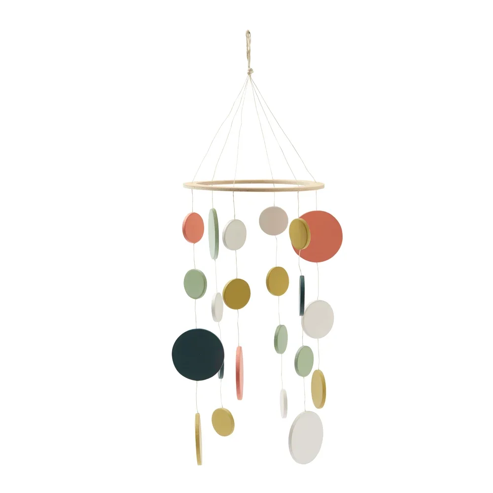 Kids Concept kindermobiel cirkels hout groen