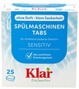 Vaatwastabletten, 25 Tabs á 20 g, afwasmachine tabletten, natuurlijk