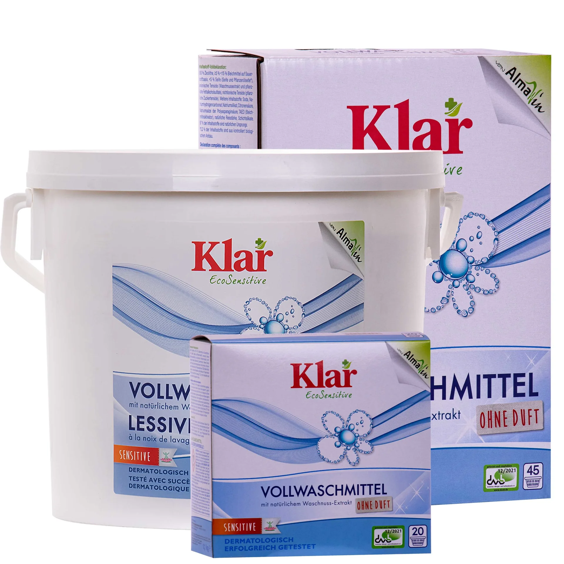 Wasmiddel poeder, Vollwaschmittel Pulver met Wasnoot Extract