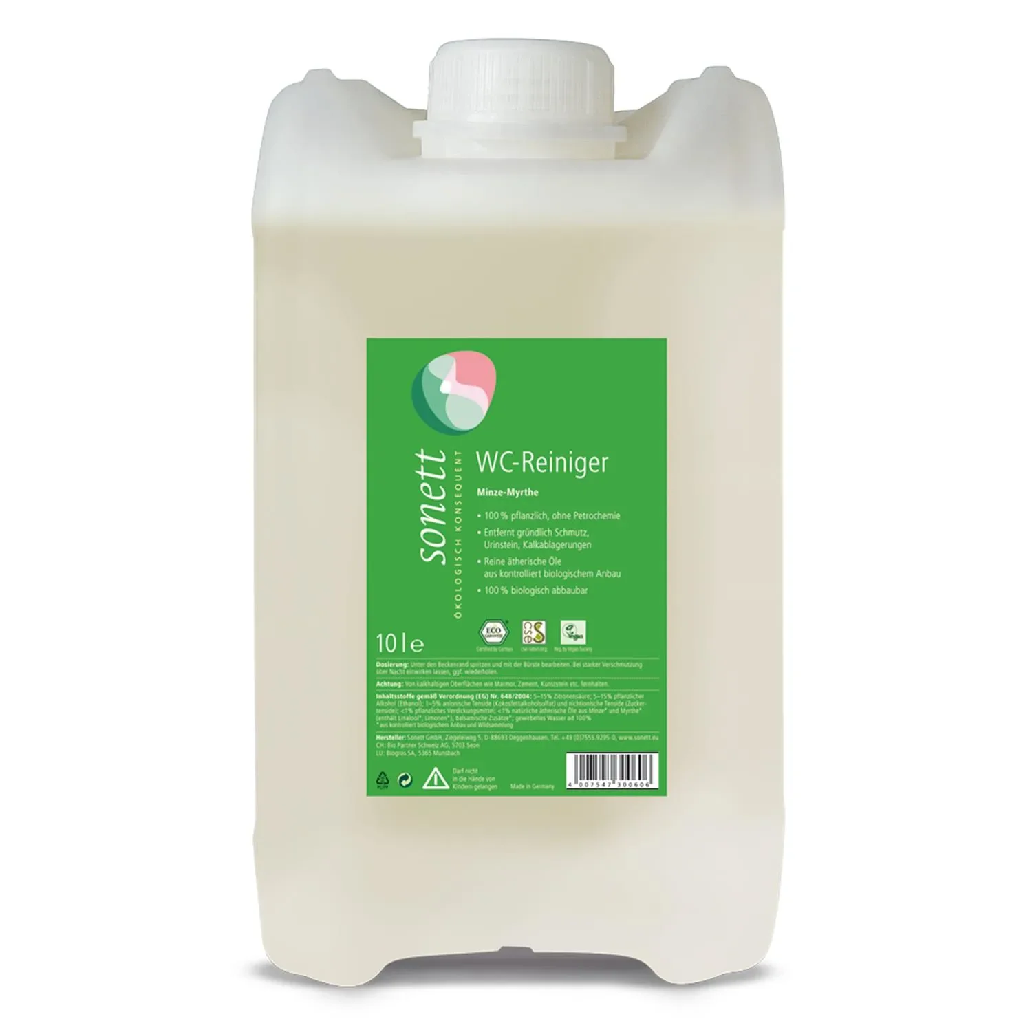 WC reiniger 10 liter, Toilet reiniger, munt mirte