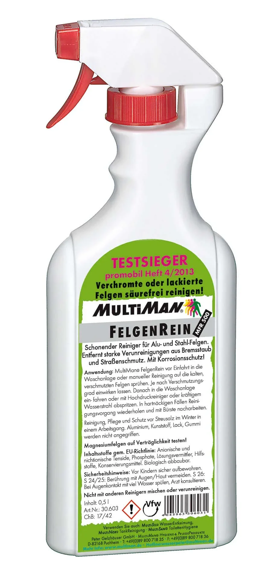 Velgenreiniger 500 ml, velgen reinigen, alu velgenreiniger