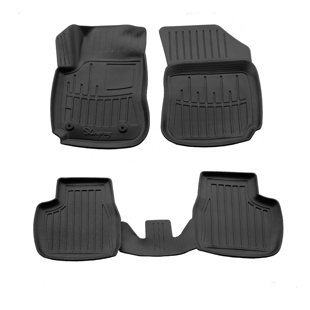 Automatten, rubberen automatten, 3D gummimatten, CITROEN C4 Cactus (2014-2020), precies passend