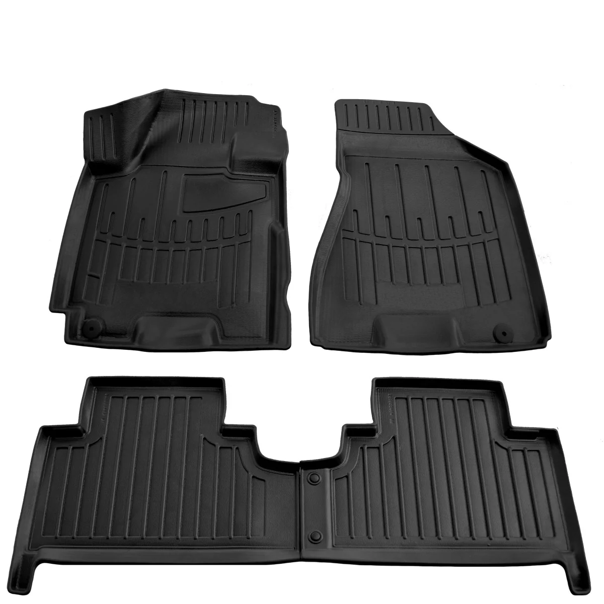 Auto voetmatten, 3D gummimatten, precies passend voor KIA Sportage (JE) (2004-2010), set