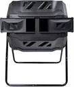 2-Chamber Roll composter 160 Liters (2x 80 Liters)