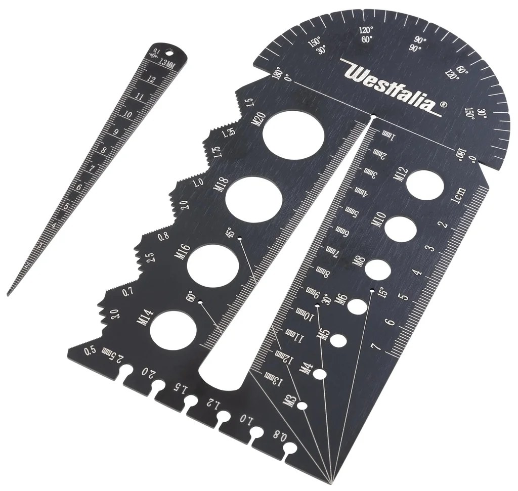 Multifunctional and taper gauge set