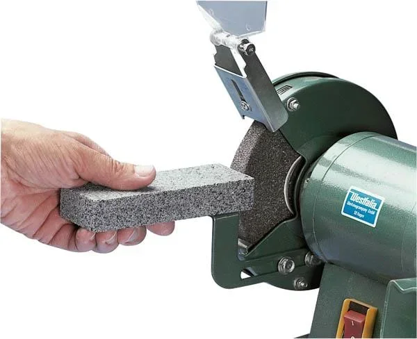 Hand Rutscherstein, reworking/reconditioning of grinding wheels