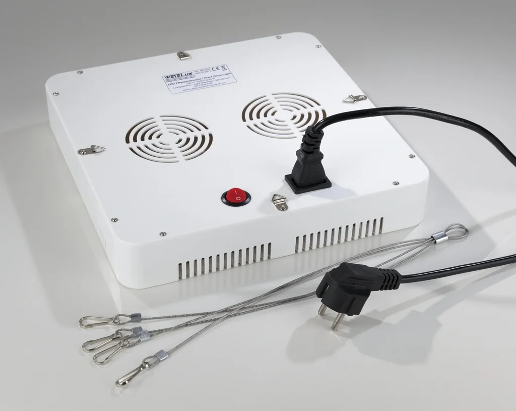 LED-plantenlamp 80 watt, vierkant