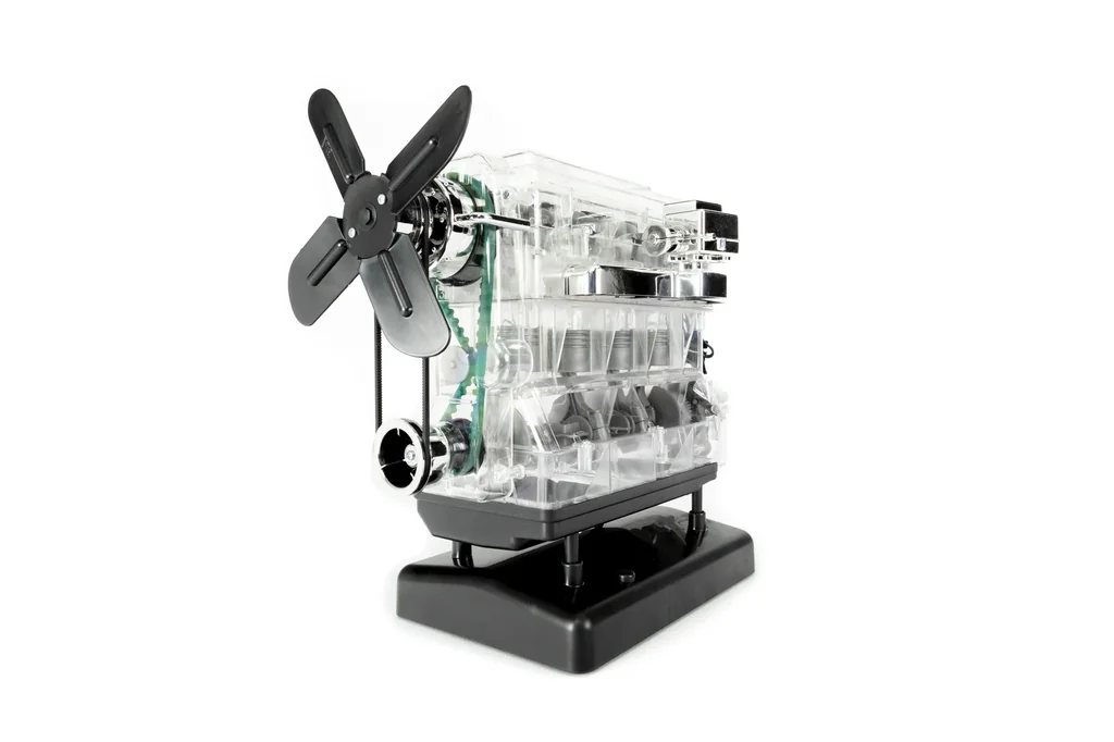 Grote techniekbouwpakket 4-cilindermotor