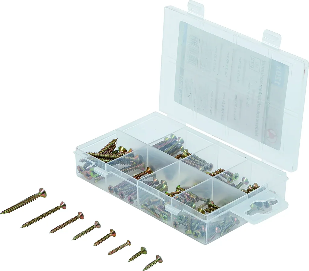 Multifunctioneel schroevensortiment, 120 stuks
