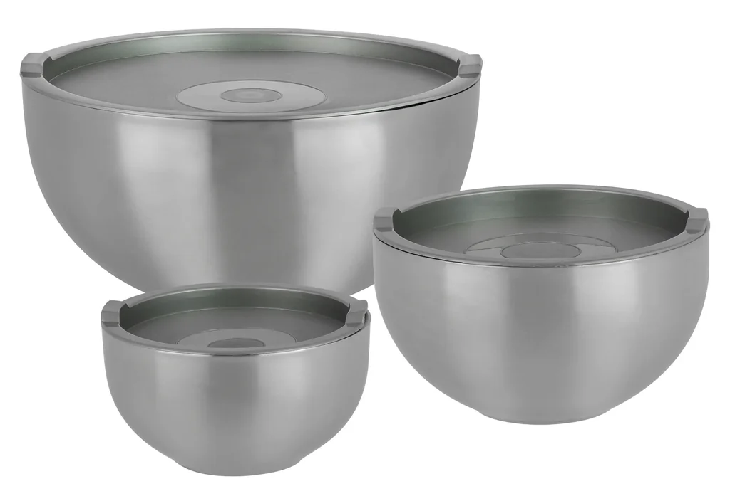 Thermal bowls with lids, 6-piece set