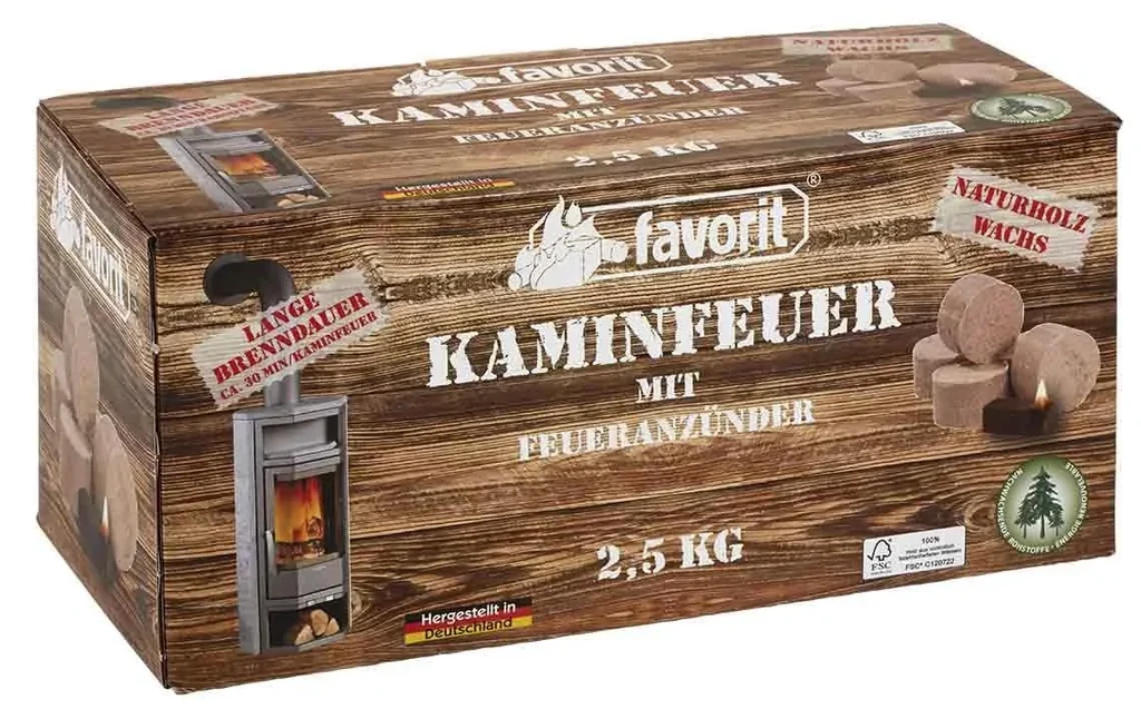 Aanstekers voor de open haard XXL, 2,5 kg