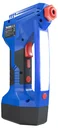 12 Volt battery-powered air pump - with work and warning light - "Hybrid"