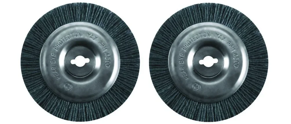 Set van 2 nylon borstels