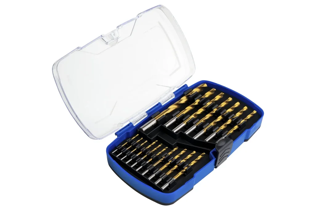 Titanium HSS boorset, 17-delig