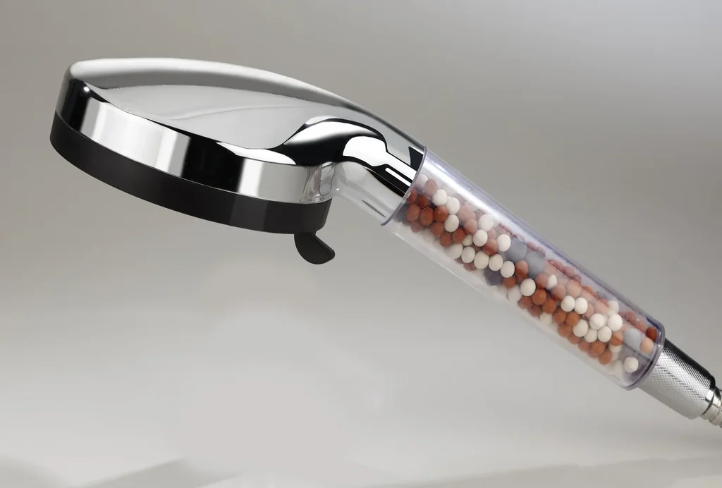 5 functions filter beads shower head