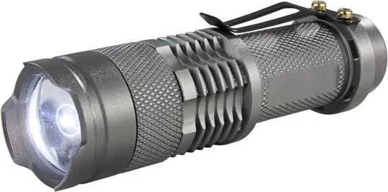 3 Watt LED zaklamp Titan, 80 lumen, IPX4, focusbaar