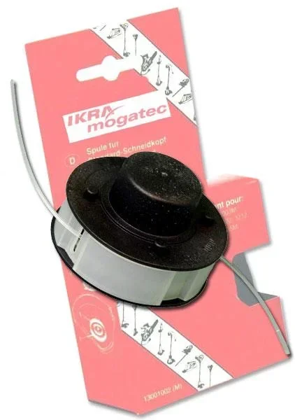 3 x replacement line spools for grass trimmers, length 2 x 4 m, thickness 1.4 mm