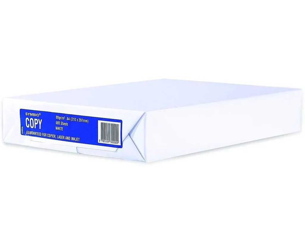 Copy paper DIN A4, 80 g/m², Symbio Copy (single pack = 500 sheets)