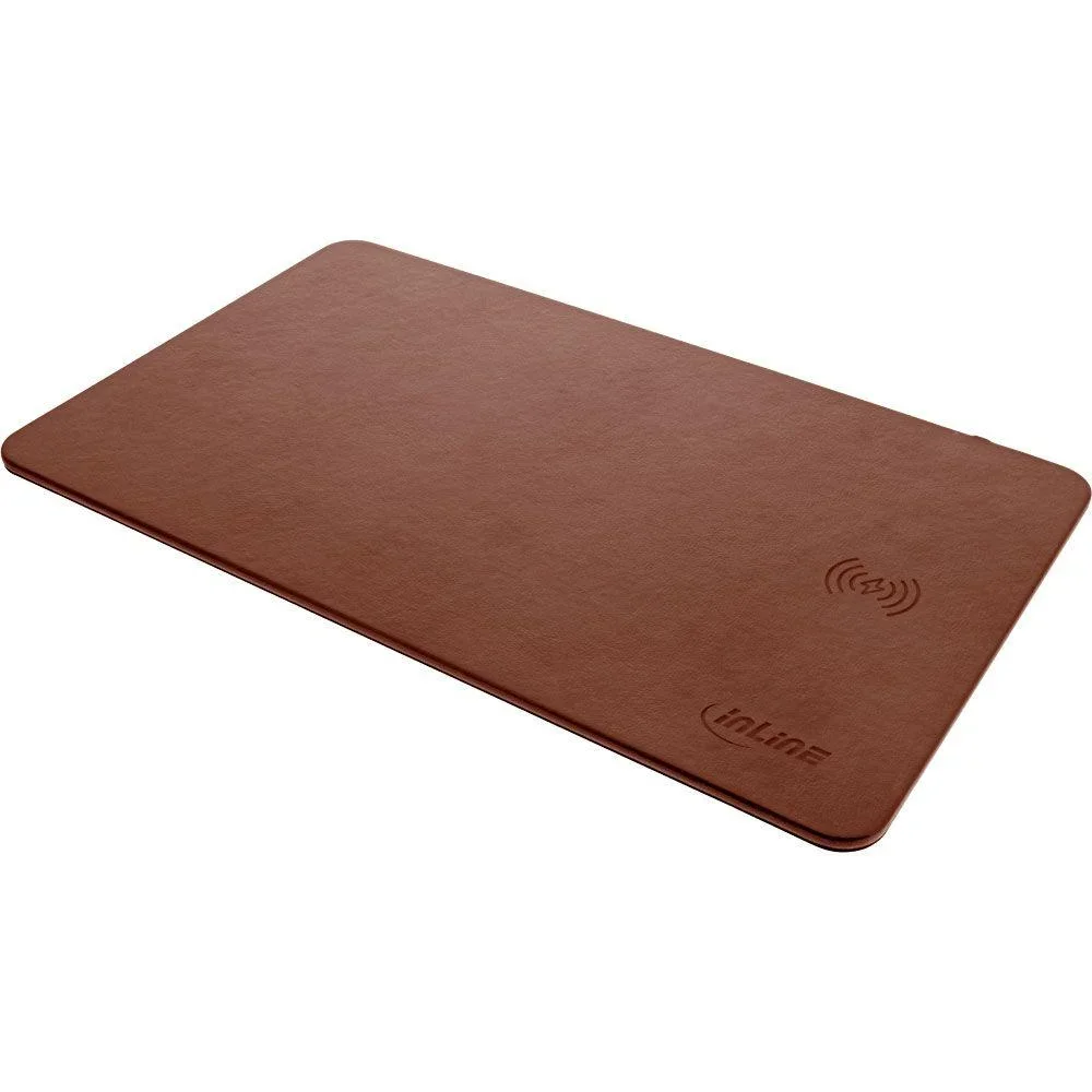 Mouse pad, wireless charging (Qi), artificial leather