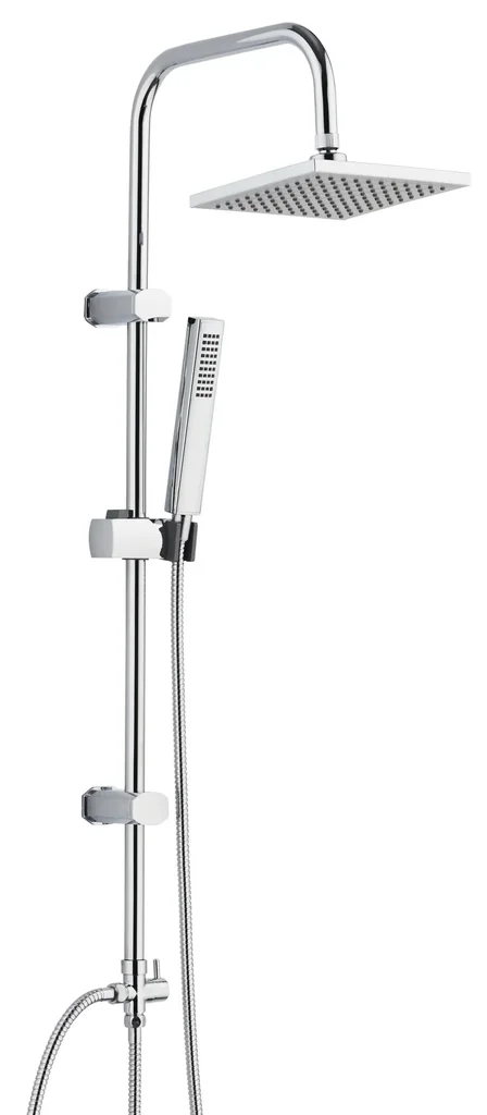 TOKYO overhead shower set, chrome