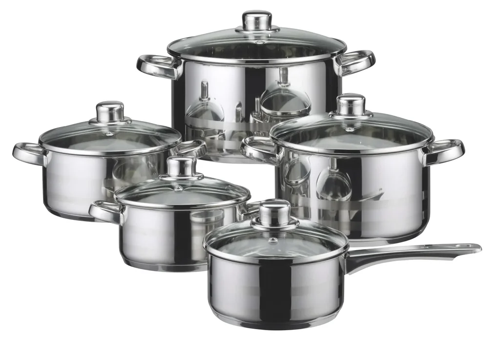 Skyline 10-piece stainless steel cookware set